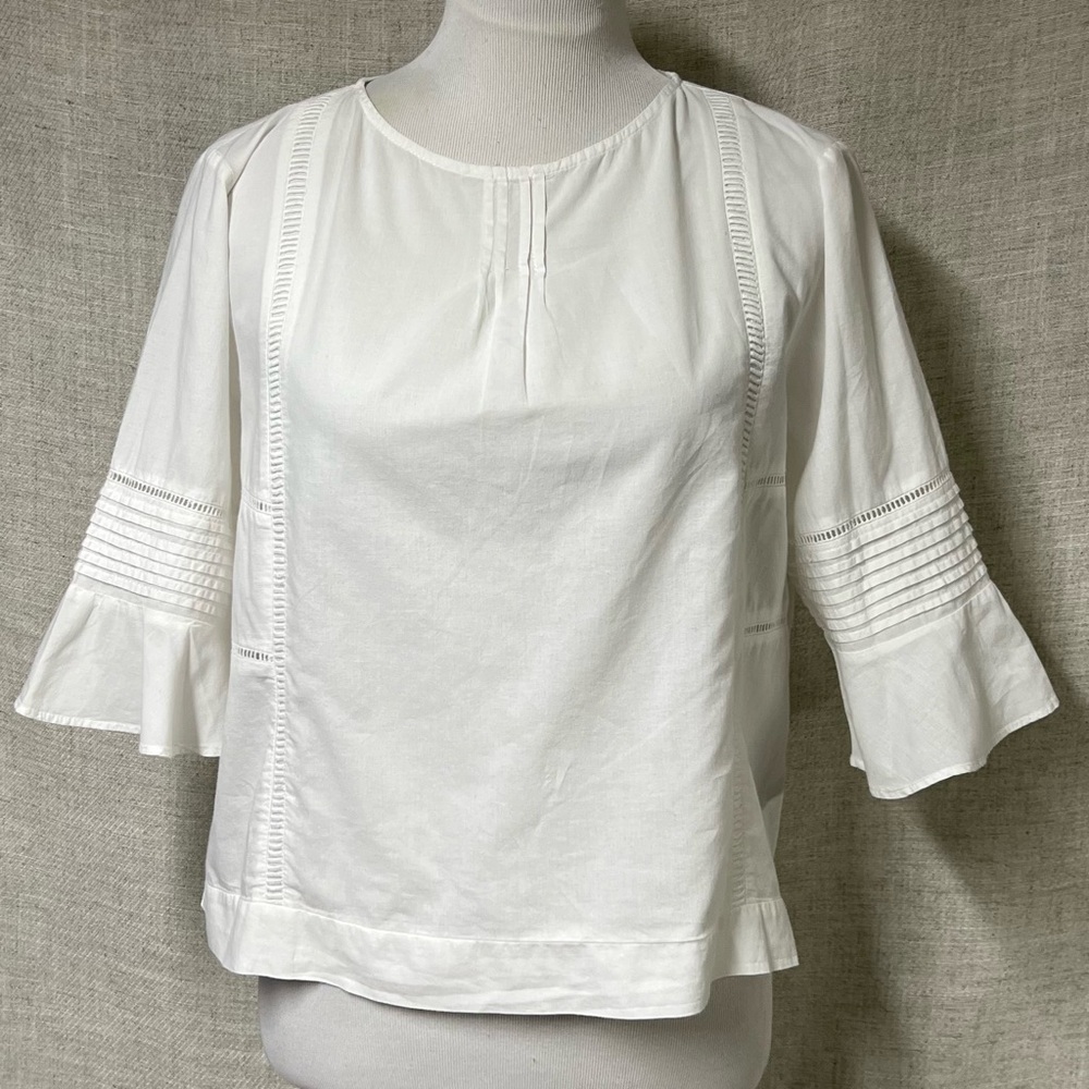 Zara white top